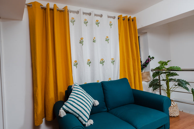 Pure Cotton Customizable Curtains