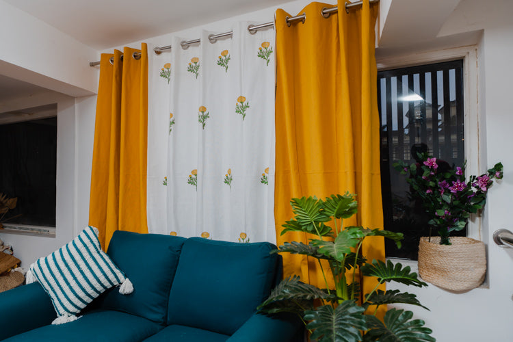 Pure Cotton Customizable Curtains