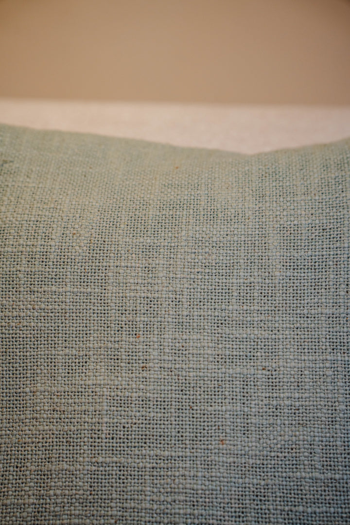 Pastel Green Solid Color Cushion Cover