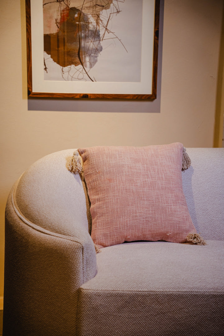 Pastel Pink Soild Color Cushion Cover