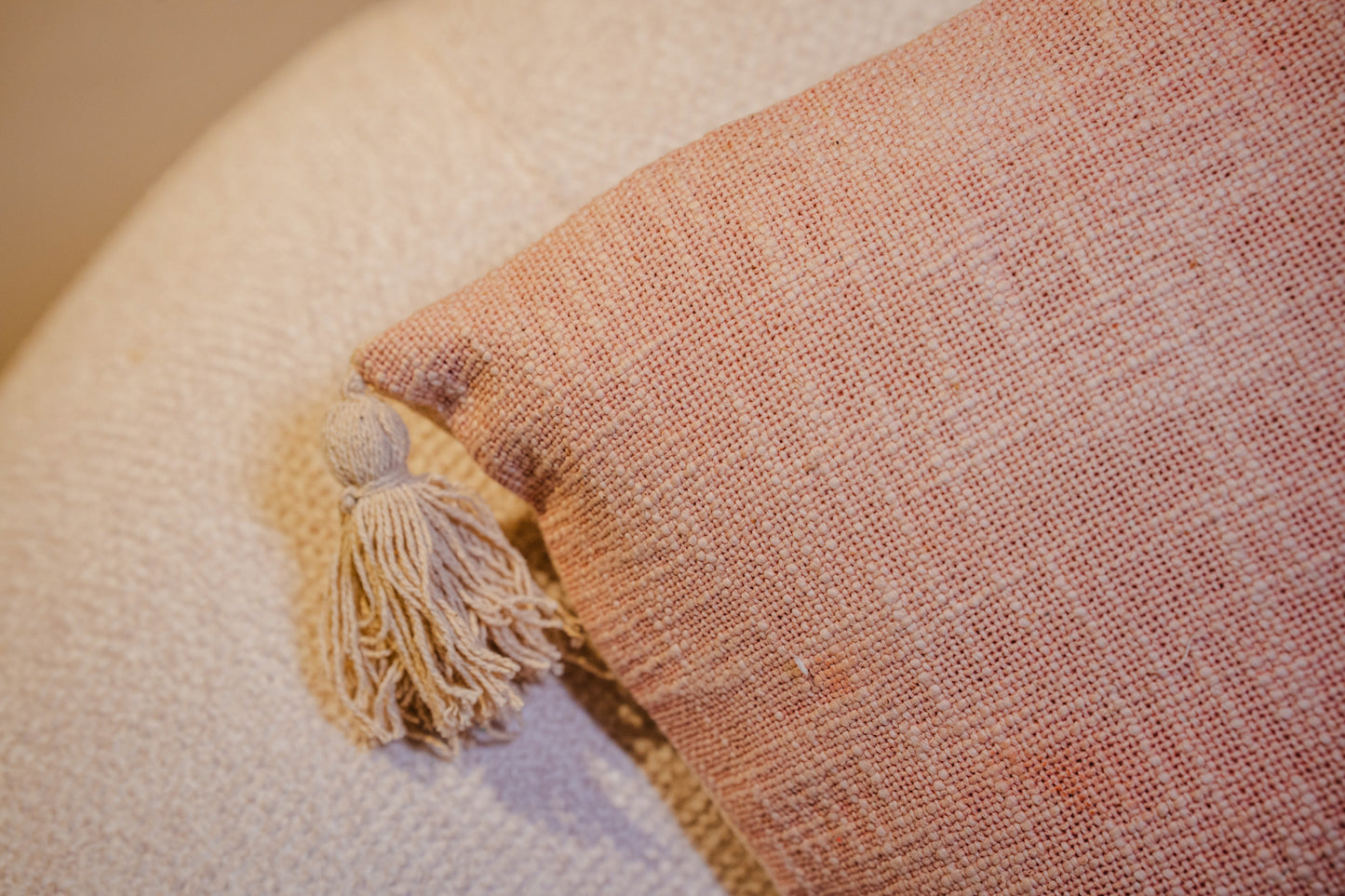 Pastel Pink Soild Color Cushion Cover