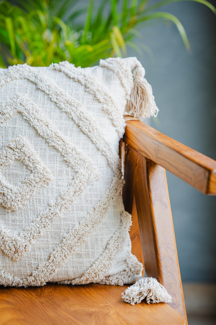 Bohemian Natural Cotton Cushion Cover