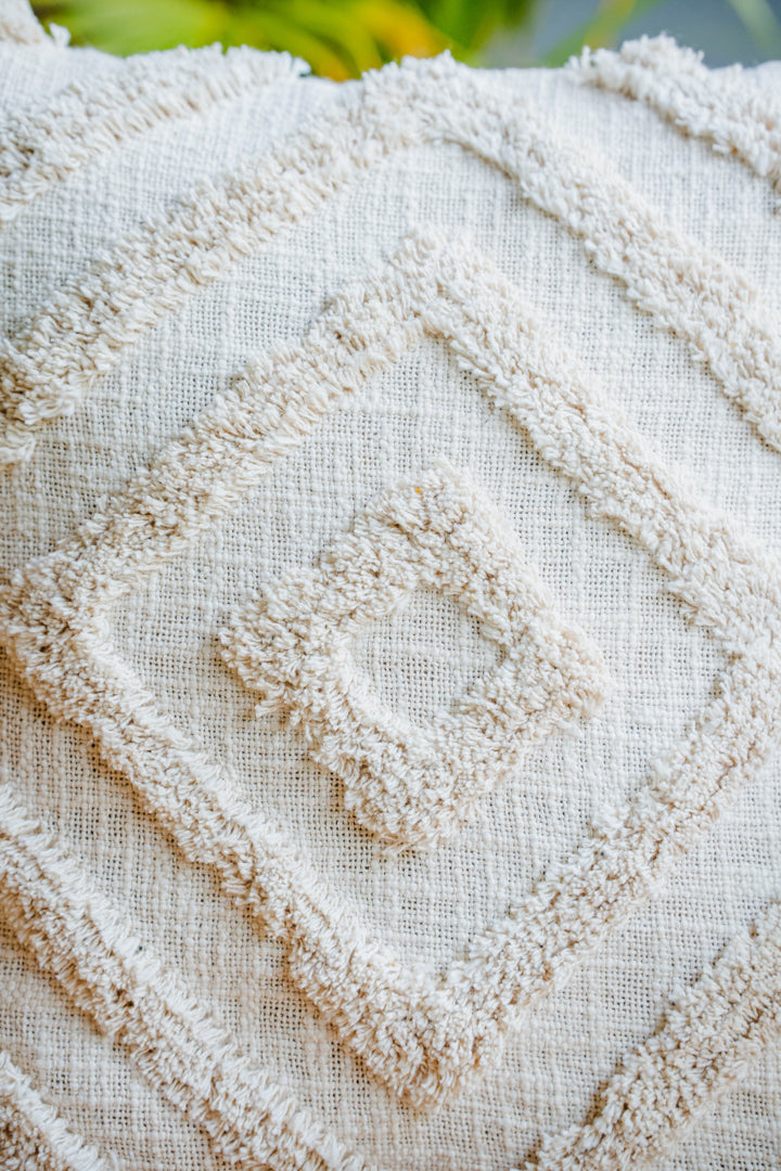 Bohemian Natural Cotton Cushion Cover
