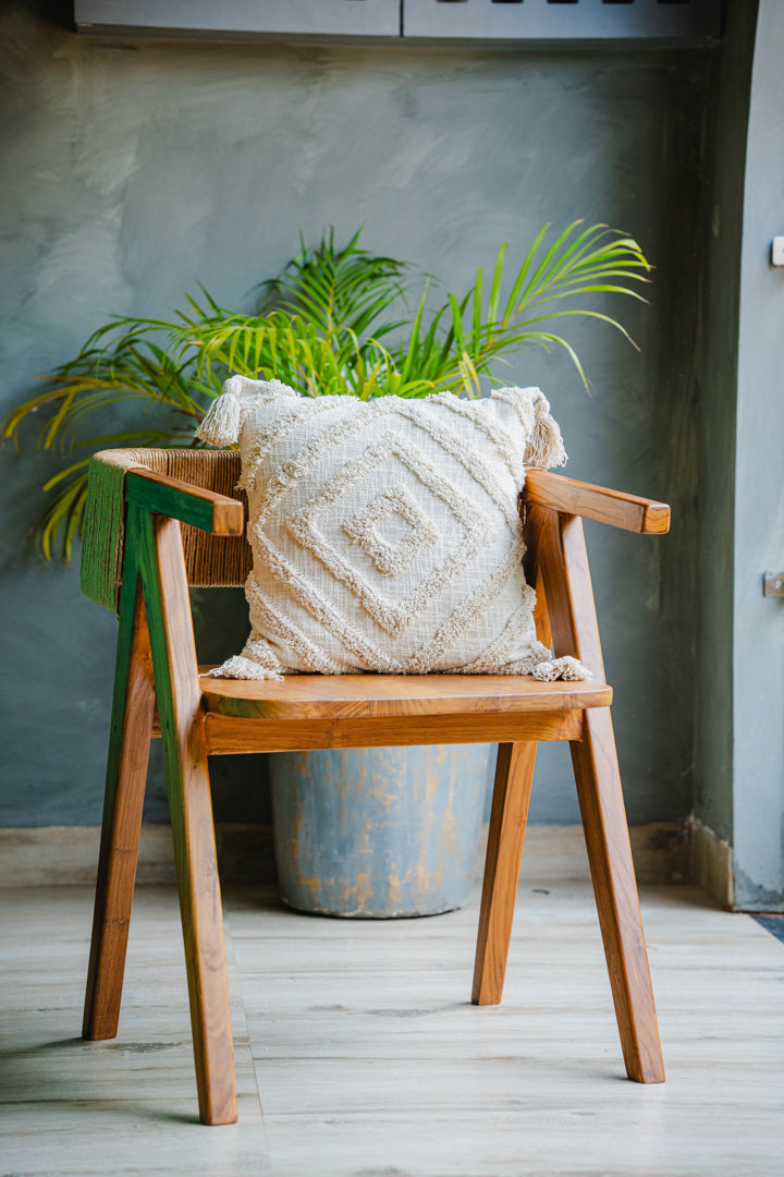 Bohemian Natural Cotton Cushion Cover