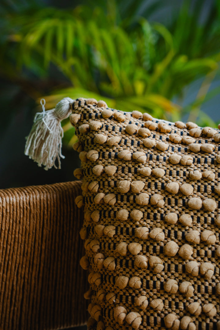 Boho Style Brown Cushion Cover
