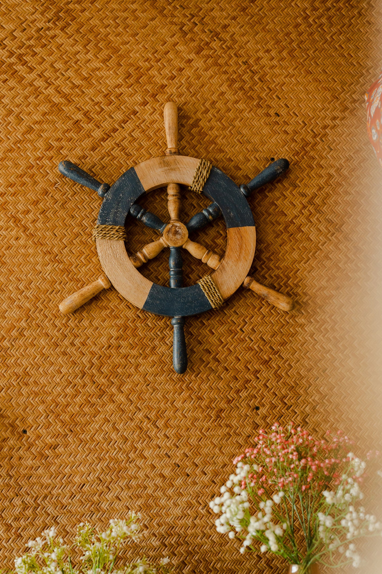 Wooden Ship Wheel