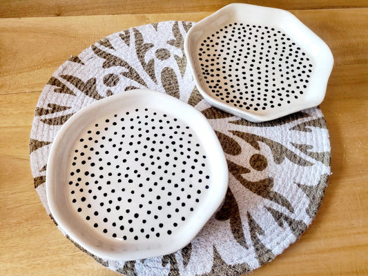 Ceramic Flower Snacks Plate