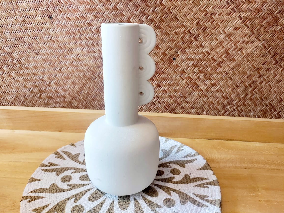 Ceramic White Vase