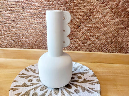 Ceramic White Vase