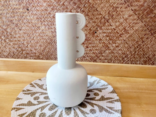 Ceramic White Vase