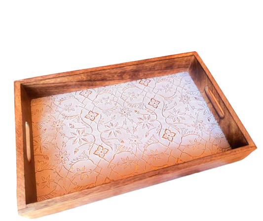Handmade Wooden Tray for Serving