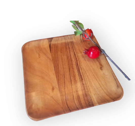 Wooden Serving Platter for Snacks
