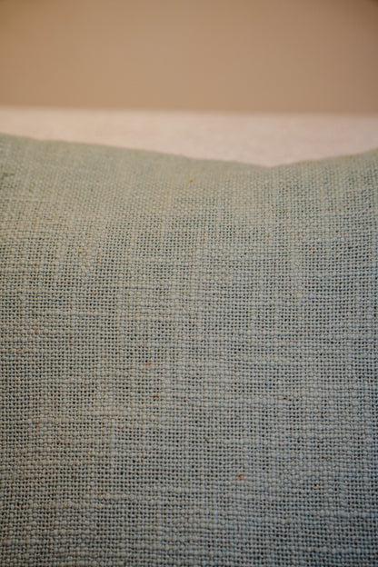 Pastel Green Solid Color Cushion Cover