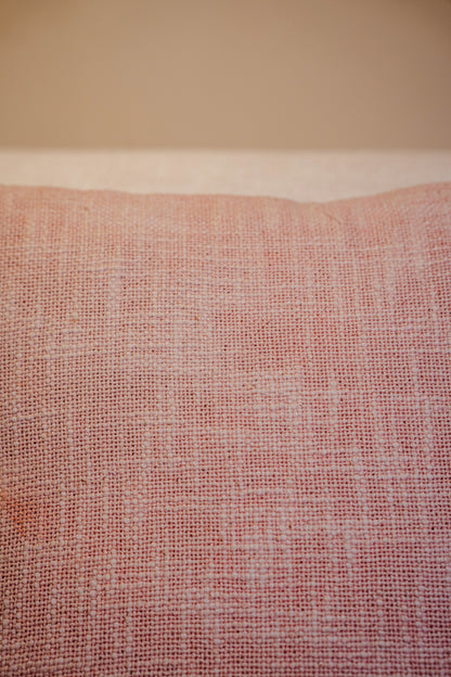 Pastel Pink Soild Color Cushion Cover