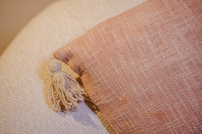 Pastel Pink Soild Color Cushion Cover
