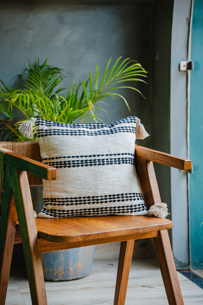 Boho Style Black/White Cushion Cover
