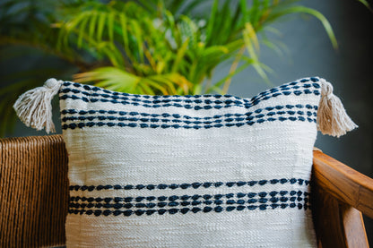 Boho Style Black/White Cushion Cover