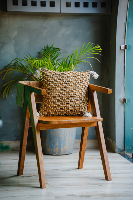 Boho Style Brown Cushion Cover