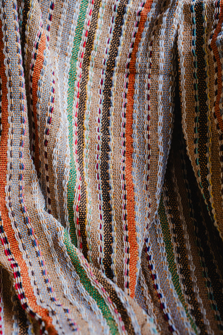 Multicolor Pop-Style Sofa Throw