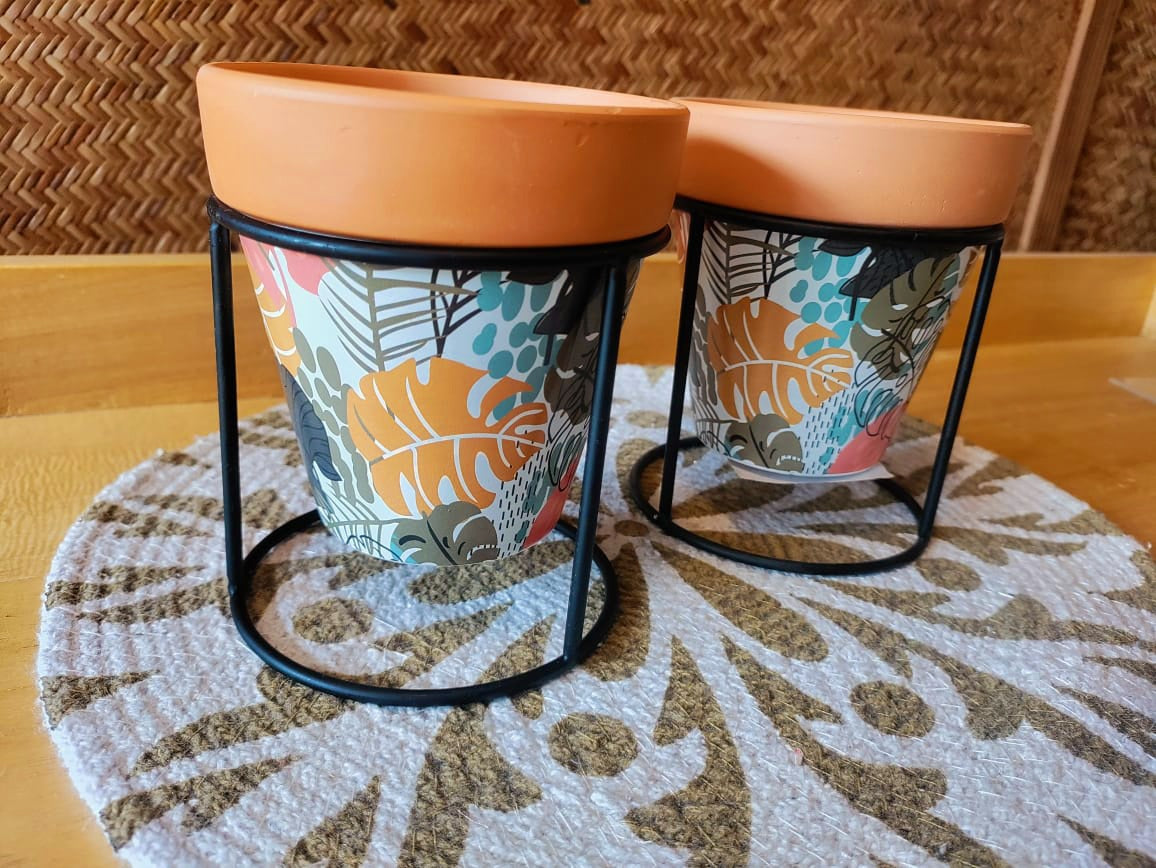 Small Planters with Stand